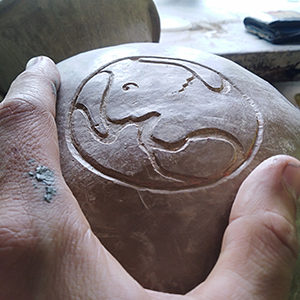 pottery earthman waowe, nft art project 